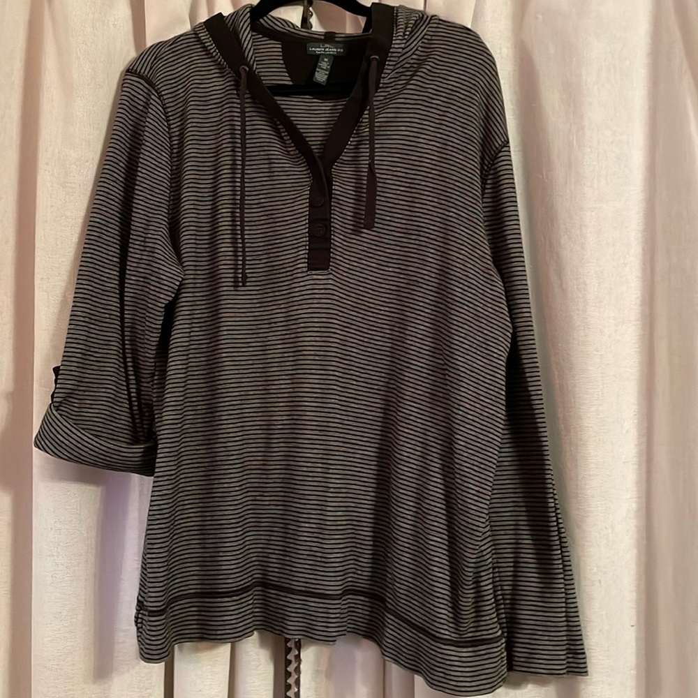 Ralph Lauren striped hoodie size 3X